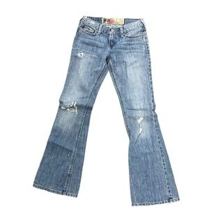 Y2K Lowe Rise Hollister Flared Jeans Size 1